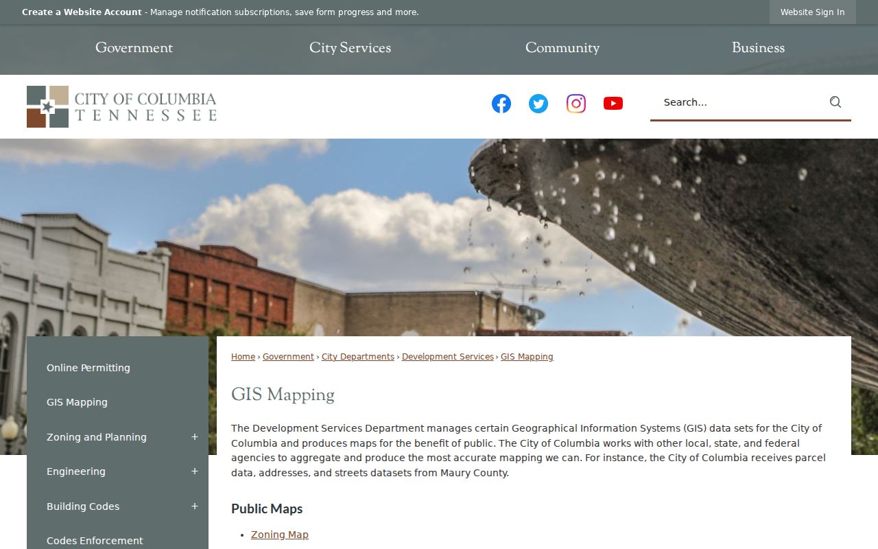 Columbia neighbors research using documented Columbia GIS layers